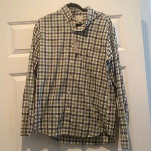 NWT men’s JCrew Stripped Flannel Top